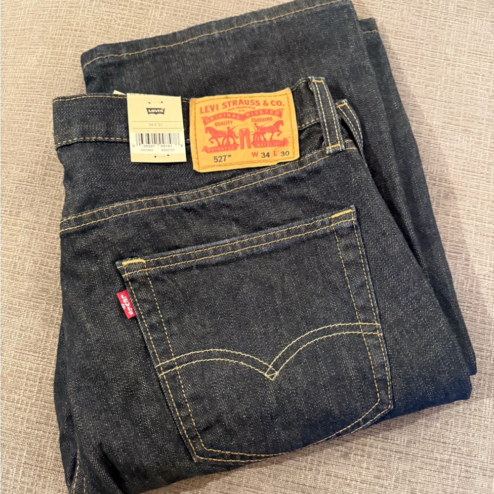 Levi's Men's 527 W34 L30 Tumbled Rigid Jeans